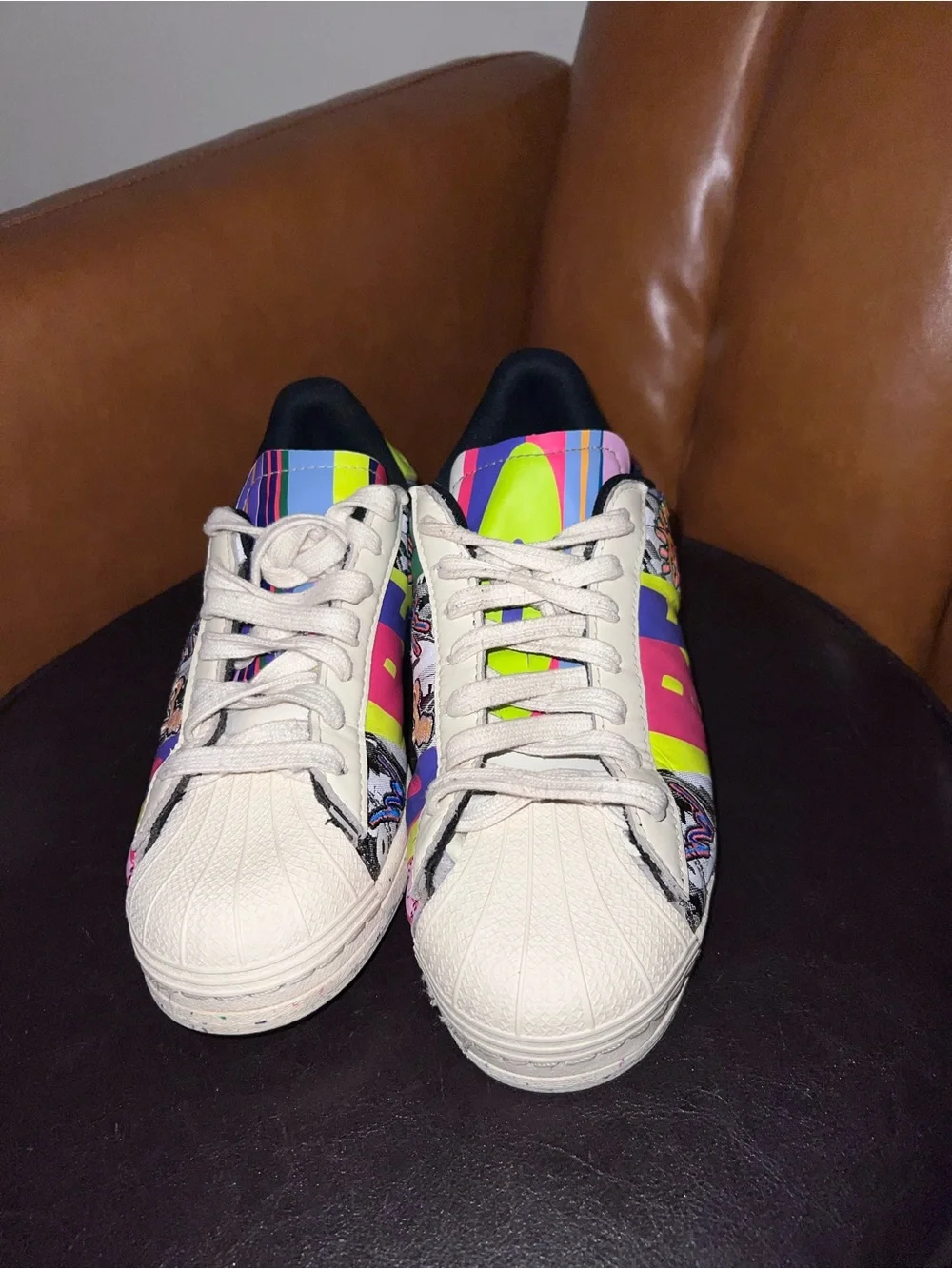 Kris Andrew Small x adidas Superstar 'Pride' sneakers men’s size 8